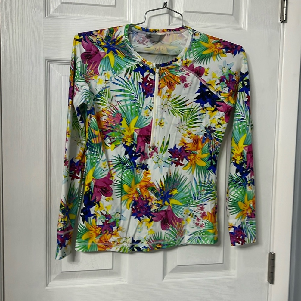 Athleta Swimwear, long sleeve top, size medium